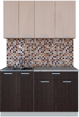 Готовая кухня Интерлиния Мила Лайт 1.4-60 - фото