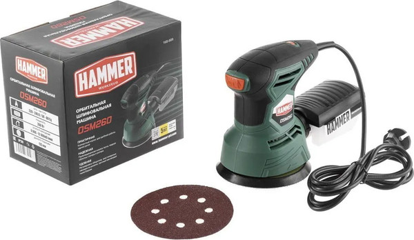 Эксцентриковая шлифовальная машина Hammer Flex OSM260