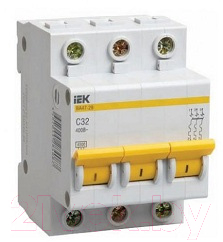 Выключатель автоматический IEK ВА 47-29 16А 3P 4.5кА D / MVA20-3-016-D - фото
