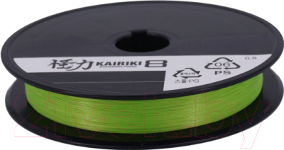 Леска плетеная Shimano Kairiki 8 PE 0.160мм / 59WPLA58R03 - фото