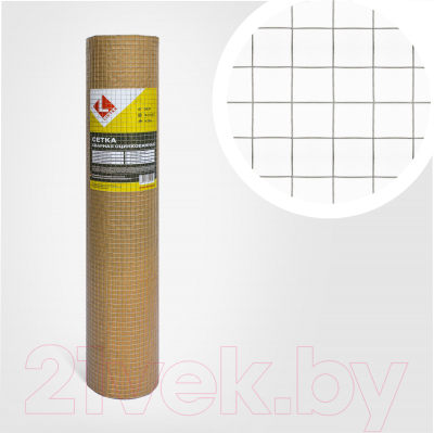 Сетка сварная Lihtar D 0.8 12.7мм 1х25м