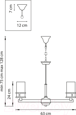 Люстра Lightstar Cero 731067