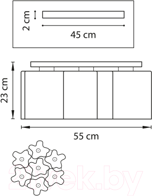 Люстра Lightstar Nubi Legno 802075