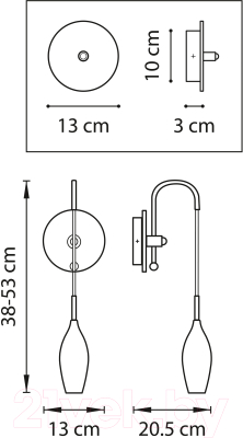 Бра Lightstar Pentola 803523