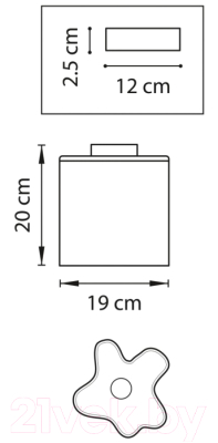 Потолочный светильник Lightstar Nubi 802010