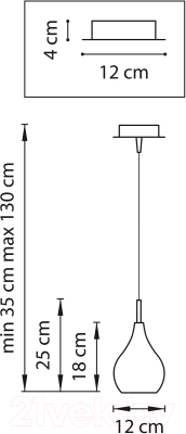 Потолочный светильник Lightstar Pentola 803033