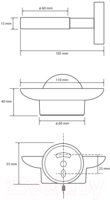 Мыльница Bemeta 104108044