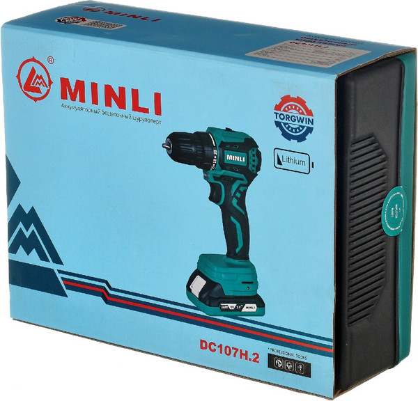 Аккумуляторная дрель-шуруповерт MINLI DC107H.2