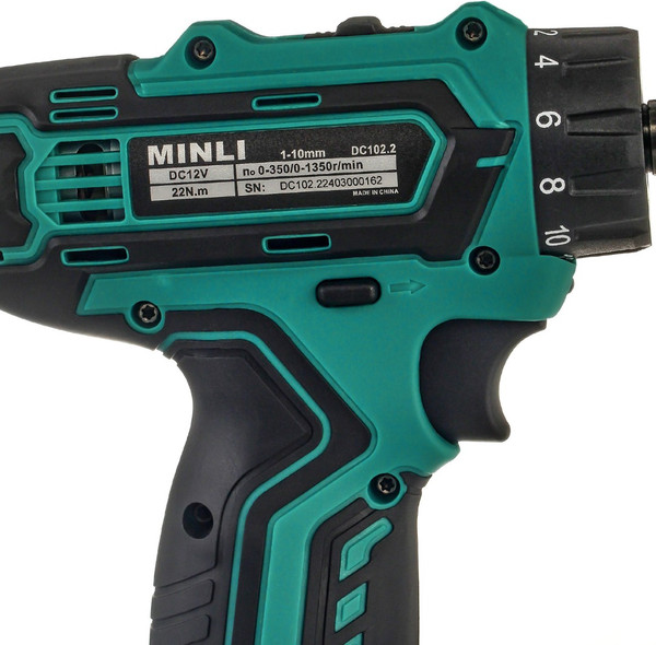 Аккумуляторная дрель-шуруповерт MINLI DC102.2