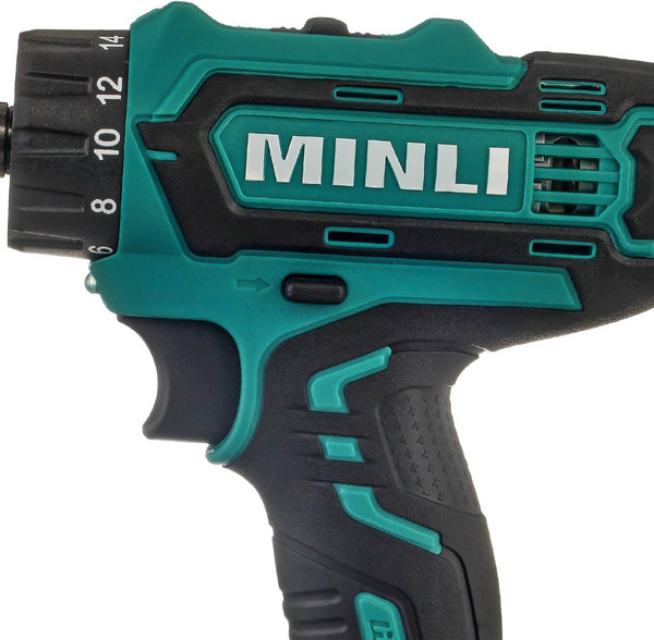 Аккумуляторная дрель-шуруповерт MINLI DC103.2-2.0A