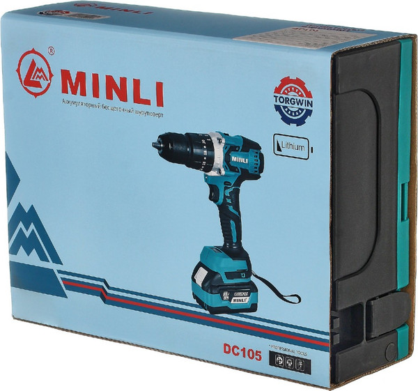 Аккумуляторная дрель-шуруповерт MINLI DC105-4.0A