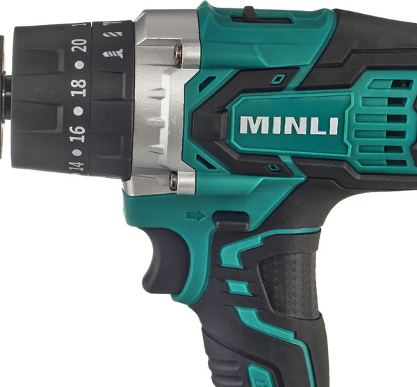 Аккумуляторная дрель-шуруповерт MINLI DC105-4.0A