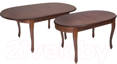 Обеденный стол ТехКомПро Азалия 2 (дуб/25)