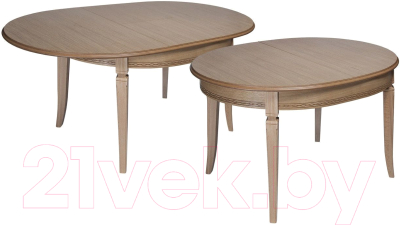 Обеденный стол ТехКомПро Азалия 3 (дуб/тон 6)