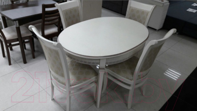 Обеденный стол ТехКомПро Азалия 3 (дуб/тон 6)