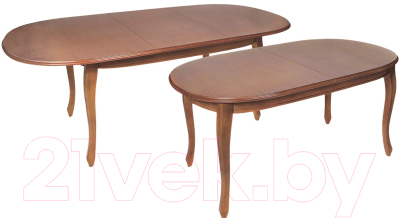 Обеденный стол ТехКомПро Азалия Б1600 (дуб/тон 34)