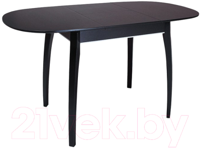 Обеденный стол ТехКомПро Арека М ножка 6 (дуб/тон венге)