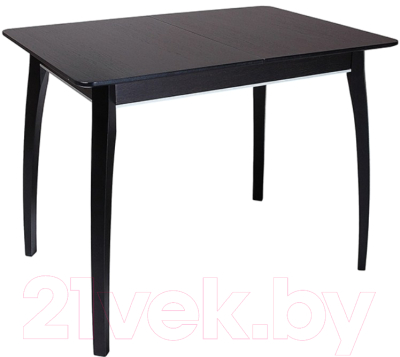 Обеденный стол ТехКомПро Арека ПР ножка 6 70x100-140x75 (дуб/тон венге) - фото