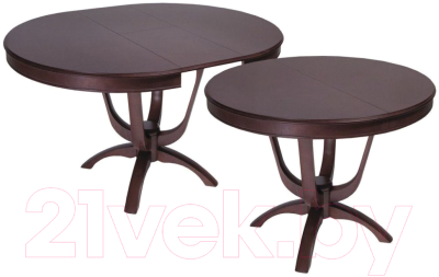 Обеденный стол ТехКомПро Камелия О (дуб/тон 39)