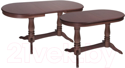 Обеденный стол ТехКомПро Комфорт МО (дуб/тон 39)