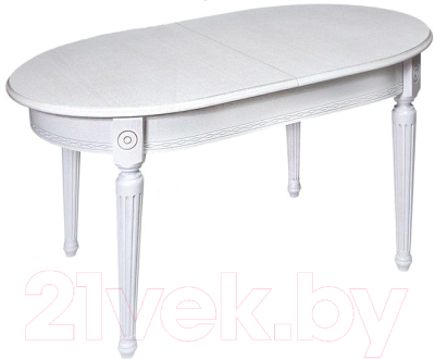 Обеденный стол ТехКомПро Лекс 2 ножка круглая (дуб/тон 1) - фото