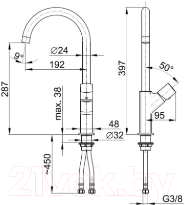 Смеситель Armatura Mokait 4923-915-00