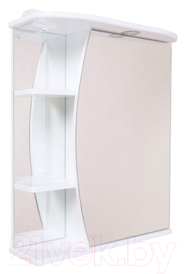 Шкаф с зеркалом для ванной Onika Луна 55.01 R - фото