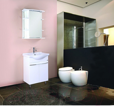 Шкаф с зеркалом для ванной Onika Глория 60.01 R