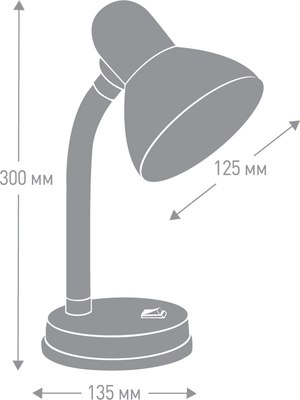 Настольная лампа Camelion KD-301 С01 / 5753