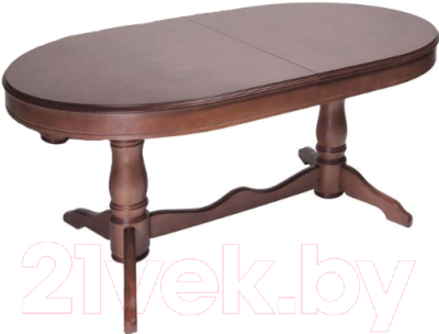 Обеденный стол ТехКомПро Нарцисс (дуб/тон 39) - фото