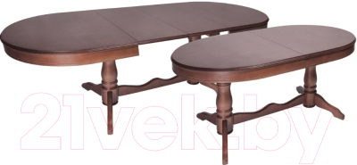 Обеденный стол ТехКомПро Нарцисс (дуб/тон 39)