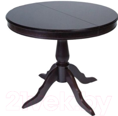 Обеденный стол ТехКомПро Эдельвейс К 820x820(1120)x750 (дуб/тон 7) - фото