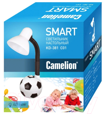 Настольная лампа Camelion KD-381 C01 / 12607 (белый)