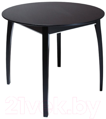 Обеденный стол ТехКомПро Арека К950 Ножка 6 (бук/тон венге) - фото