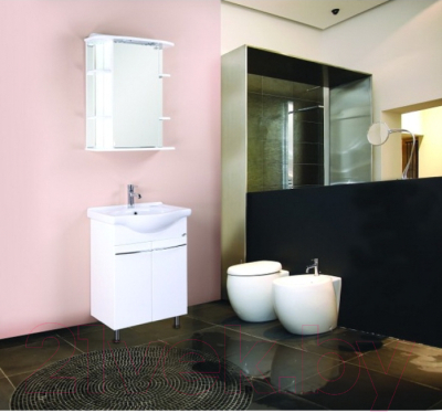 Шкаф с зеркалом для ванной Onika Глория 65.02 R (206507)