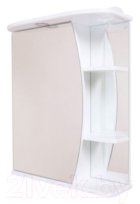 Шкаф с зеркалом для ванной Onika Луна 60.01 L - фото