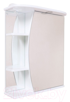 Шкаф с зеркалом для ванной Onika Луна 60.01 R - фото