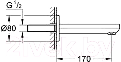 Излив GROHE Eurosmart Cosmopolitan 13261000