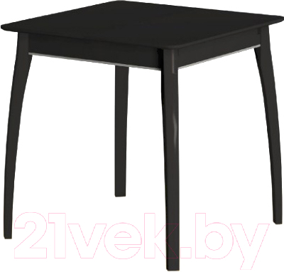 Обеденный стол ТехКомПро Арека ПР Ножка 6 740x740 (бук/тон венге) - фото