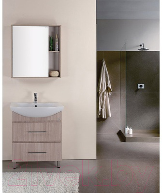 Шкаф с зеркалом для ванной Onika Дельта 60.00 У (206060)