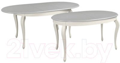 Обеденный стол ТехКомПро Азалия 1450 Ножка №10 (бук/тон шале/царги/тон 1)