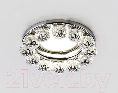 Точечный светильник Ambrella K203 CL/CH