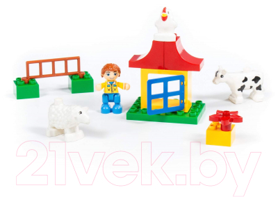 Конструктор Полесье Мини Ферма Макси / 77660