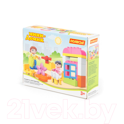 Конструктор Полесье Мини Домик Макси / 77677