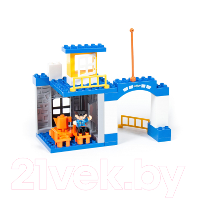 Конструктор Полесье Полицейский участок Макси / 77554