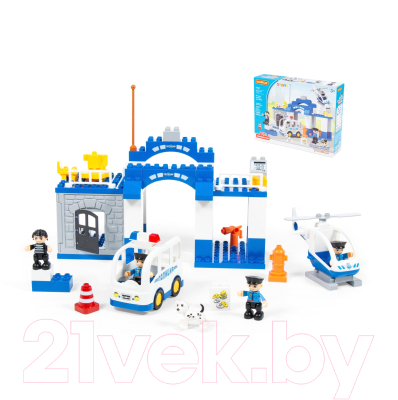 Конструктор Полесье Полицейский участок Макси / 77547 - фото