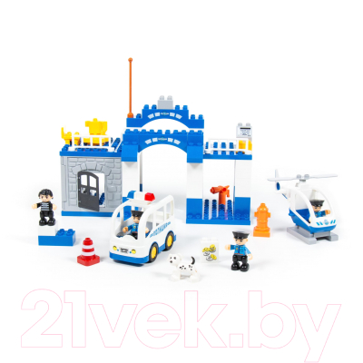 Конструктор Полесье Полицейский участок Макси / 77547