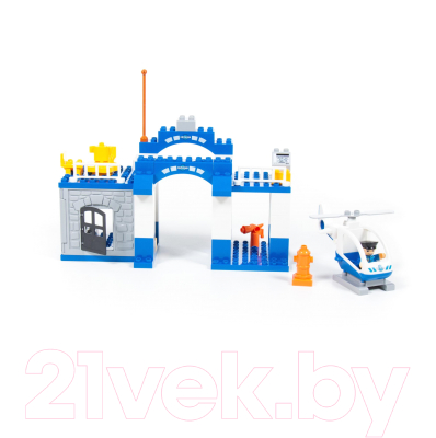 Конструктор Полесье Полицейский участок Макси / 77547