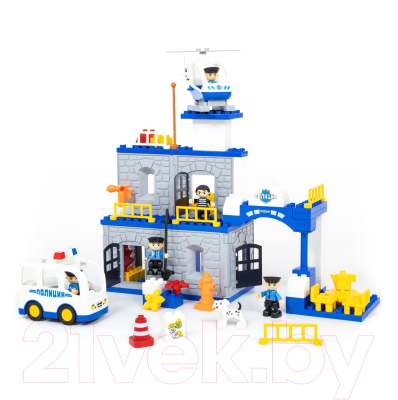 Конструктор Полесье Полицейский участок Макси / 77530