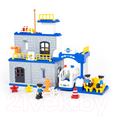 Конструктор Полесье Полицейский участок Макси / 77530